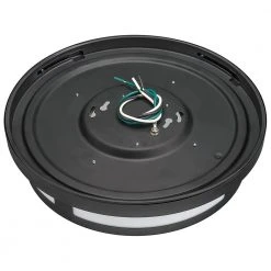 Hampton Bay 11 in. 1-Light Round Black LED Outdoor Flush Mount 2700K 3000K 4000K Entryway Deck Patio 120-277V 830 Lumens Wet Rated 15 Hampton Bay 11 in. 1-Light Round Black LED Outdoor Flush Mount 2700K 3000K 4000K Entryway Deck Patio 120-277V 830 Lumens Wet Rated -Hampton Bay Shop 11in black hampton bay outdoor flush mount lights 54471291 66 1000