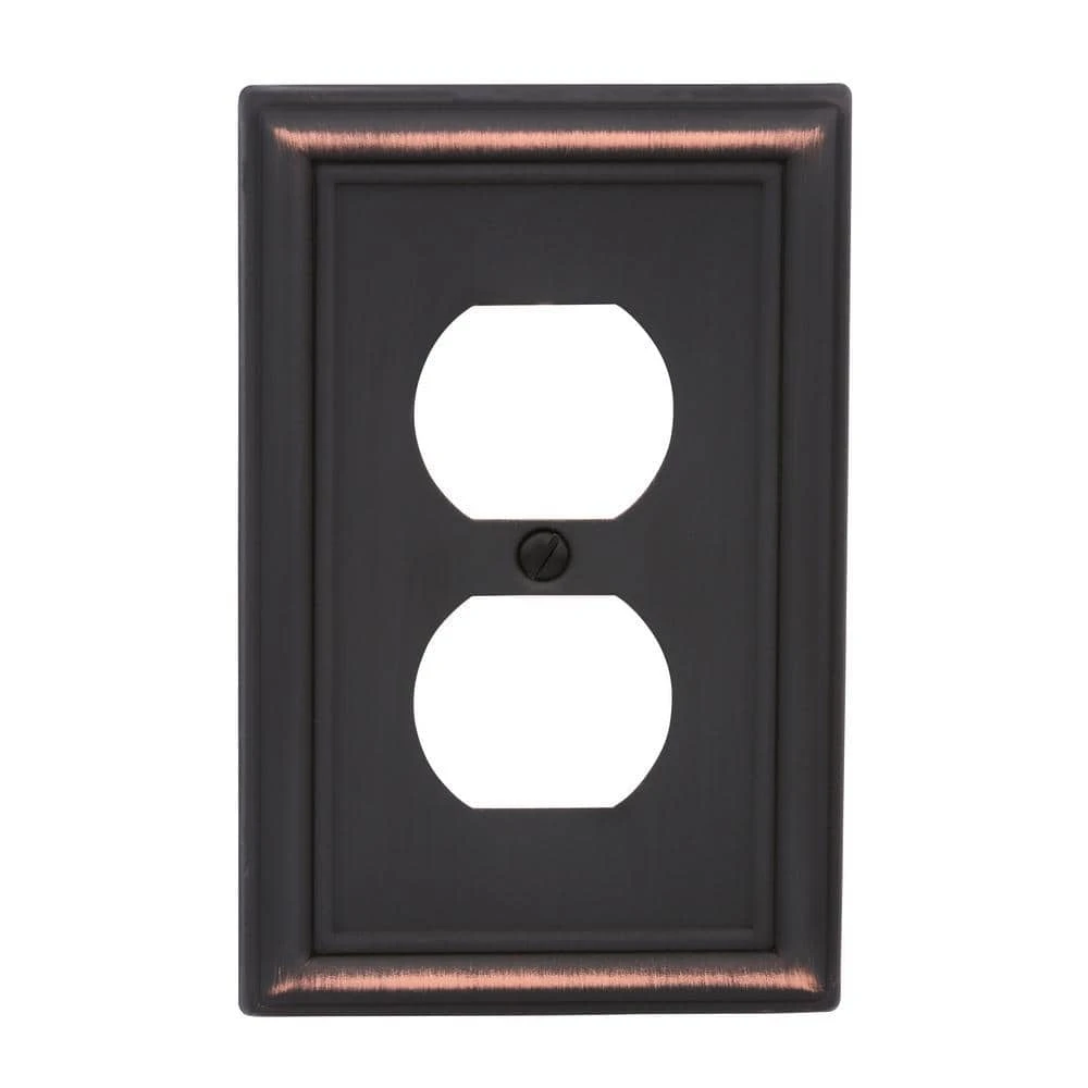 Hampton Bay Ascher 2 Gang Toggle and 1 Gang Duplex Steel Wall Plate Combo Pack - Aged Bronze 5 Hampton Bay Ascher 2 Gang Toggle and 1 Gang Duplex Steel Wall Plate Combo Pack - Aged Bronze - Image 5
