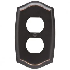 Hampton Bay Vineyard 1 Gang Duplex Steel Wall Plate - Aged Bronze -Hampton Bay Shop aged bronze hampton bay outlet wall plates 159ddbhb 31 1000