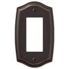 Hampton Bay Vineyard 1 Gang Rocker Steel Wall Plate - Aged Bronze