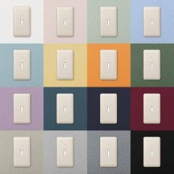 Hampton Bay Declan 1 Gang Toggle Steel Wall Plate - Almond 8 Hampton Bay Declan 1 Gang Toggle Steel Wall Plate - Almond -Hampton Bay Shop almond hampton bay toggle light switch plates 935talhb 66 1000