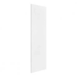 Hampton Bay Avondale Shaker Alpine White Quick Assemble Plywood Refridgerator End Panel Kit 24 in. W x 84 in. H x 0.47 in. D