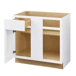Hampton Bay Avondale Shaker Alpine White Quick Assemble Plywood 36 in Blind Corner Base Cabinet (36 in x 24 in D x 34.5 in H) 12 Hampton Bay Avondale Shaker Alpine White Quick Assemble Plywood 36 in Blind Corner Base Cabinet (36 in x 24 in D x 34.5 in H) -Hampton Bay Shop alpine white hampton bay ready to assemble kitchen cabinets bbc36 a0 1000