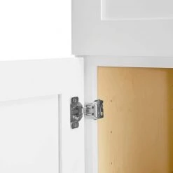 Hampton Bay Avondale Shaker Alpine White Quick Assemble Plywood 18 in Pantry Kitchen Cabinet (18 in W x 84 in H x 24 in D) 13 Hampton Bay Avondale Shaker Alpine White Quick Assemble Plywood 18 in Pantry Kitchen Cabinet (18 in W x 84 in H x 24 in D) -Hampton Bay Shop alpine white hampton bay ready to assemble kitchen cabinets p188424 77 1000