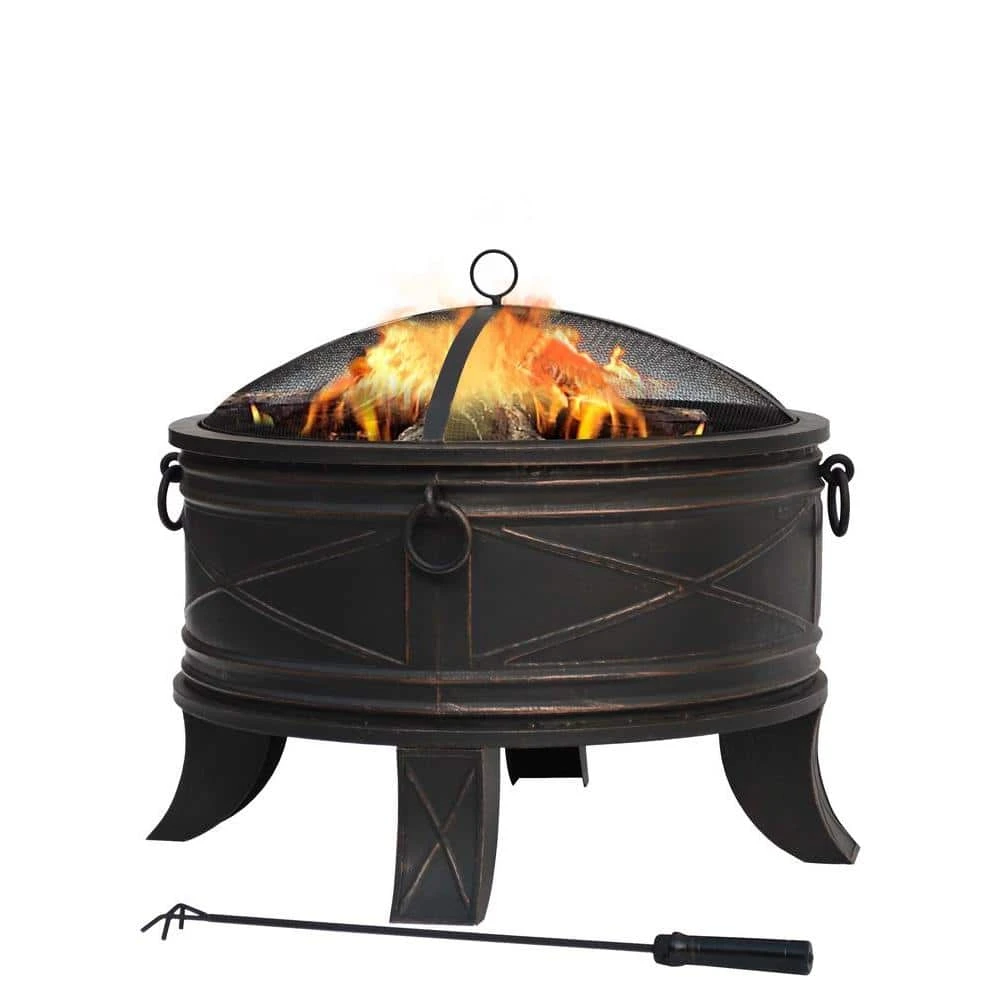 Hampton Bay Quadripod 26 in. Round Fire Pit 2 Hampton Bay Quadripod 26 in. Round Fire Pit - Image 2