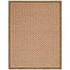 Hampton Bay Beige and Brown 8 ft. x 10 ft. Geometric Polypropylene Indoor/Outdoor Area Rug