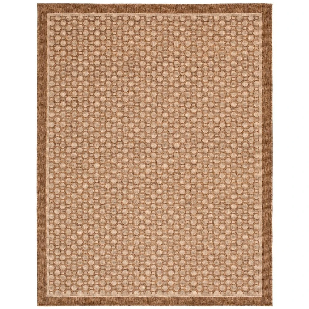 Hampton Bay Beige and Brown 8 ft. x 10 ft. Geometric Polypropylene Indoor/Outdoor Area Rug 1 Hampton Bay Beige and Brown 8 ft. x 10 ft. Geometric Polypropylene Indoor/Outdoor Area Rug