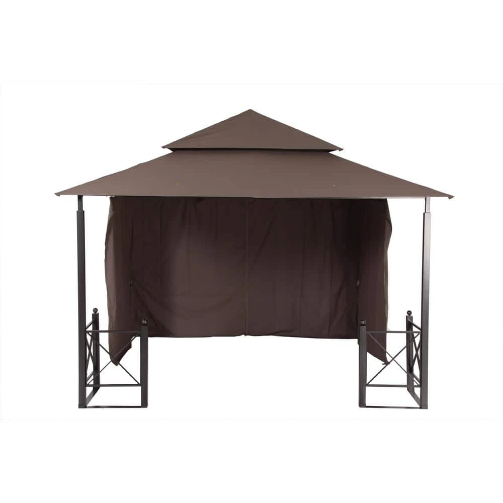 Hampton Bay Replacement Privacy Wall Outdoor Patio for 12 ft. x 12 ft. Harbor Gazebo 4 Hampton Bay Replacement Privacy Wall Outdoor Patio for 12 ft. x 12 ft. Harbor Gazebo - Image 4
