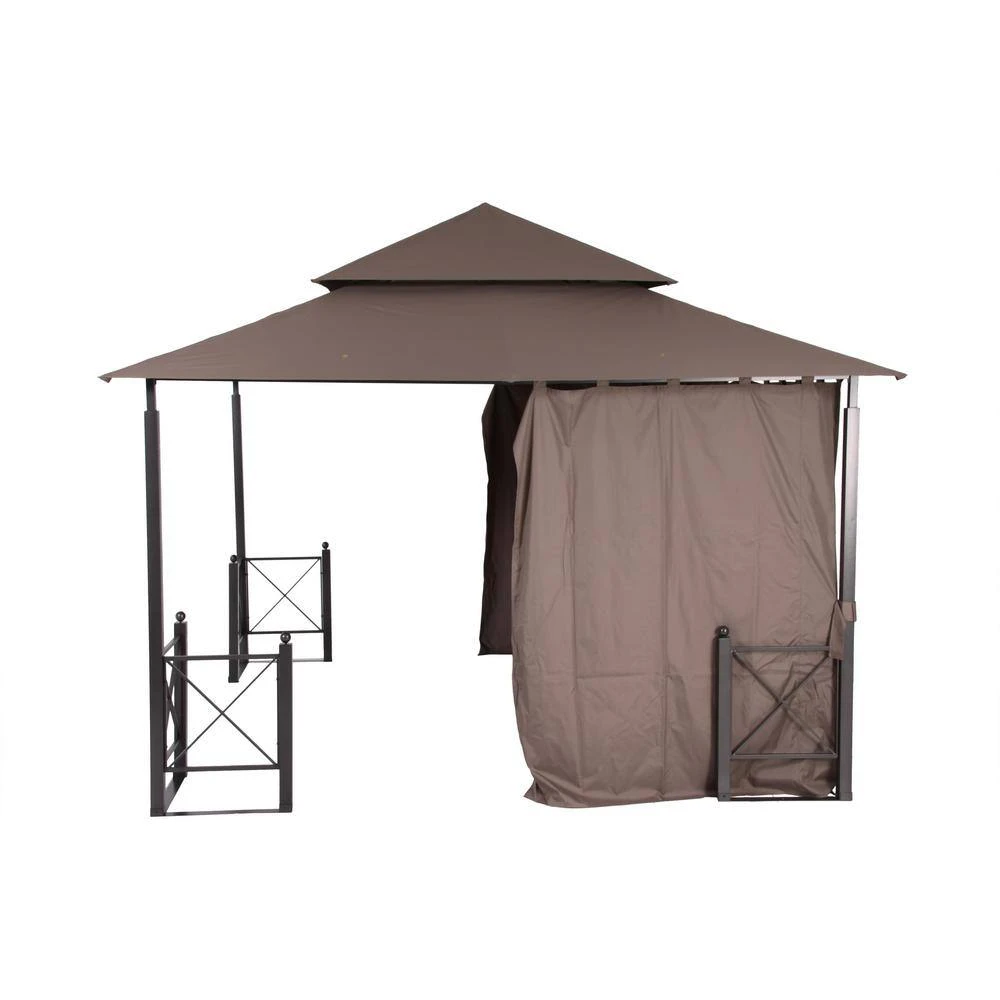Hampton Bay Replacement Privacy Wall Outdoor Patio for 12 ft. x 12 ft. Harbor Gazebo 3 Hampton Bay Replacement Privacy Wall Outdoor Patio for 12 ft. x 12 ft. Harbor Gazebo - Image 3