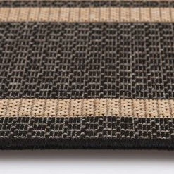 Hampton Bay Black and Brown 8 ft. x 10 ft. Border Indoor/Outdoor Area Rug -Hampton Bay Shop black brown hampton bay outdoor rugs 1746ui80hcm106i 40 1000
