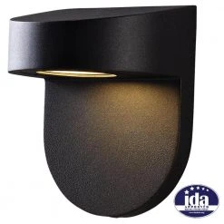Hampton Bay Black Outdoor LED Wall Lantern Sconce with Frosted Glass -Hampton Bay Shop black finish hampton bay outdoor sconces ilw1691l 3 40 1000