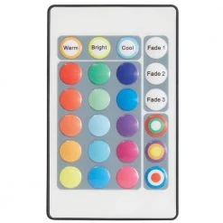 Hampton Bay Andalusia Low Voltage Black 40 Lumens Color Changing Integrated LED Bollard Light with Remote -Hampton Bay Shop black hampton bay bollard lights 62909 4f 1000