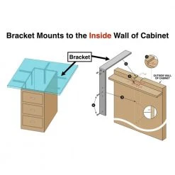 Hampton Bay 10 in. L Black Steel Low Profile Adjustable Countertop Island Support Bracket 12 Hampton Bay 10 in. L Black Steel Low Profile Adjustable Countertop Island Support Bracket -Hampton Bay Shop black hampton bay countertop brackets lpab010 4f 1000