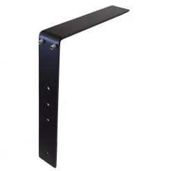 Hampton Bay 10 in. L Black Steel Low Profile Adjustable Countertop Island Support Bracket