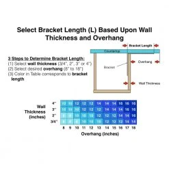 Hampton Bay 10 in. L Black Steel Low Profile Adjustable Countertop Island Support Bracket 15 Hampton Bay 10 in. L Black Steel Low Profile Adjustable Countertop Island Support Bracket -Hampton Bay Shop black hampton bay countertop brackets lpab010 fa 1000