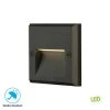 Hampton Bay Black Integrated LED Deck Light