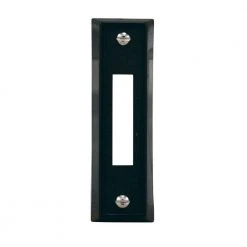 Hampton Bay Wired Doorbell Push Button, Black