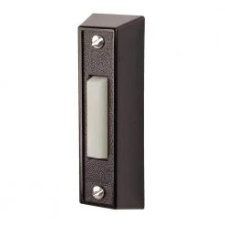 Hampton Bay Wired Doorbell Push Button, Black 8 Hampton Bay Wired Doorbell Push Button, Black -Hampton Bay Shop black hampton bay doorbell buttons hb 667 02 c3 1000