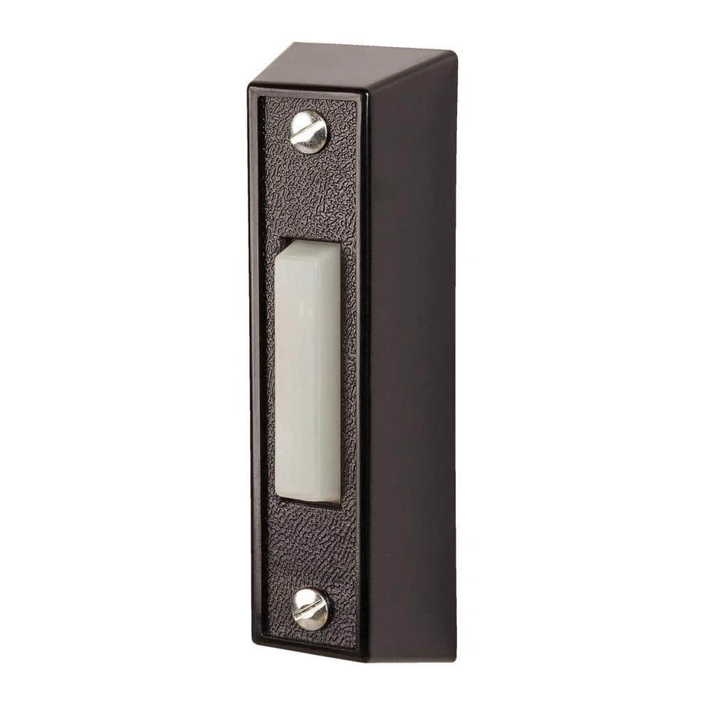 Hampton Bay Wired Doorbell Push Button, Black 4 Hampton Bay Wired Doorbell Push Button, Black - Image 4