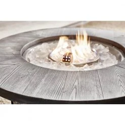Hampton Bay Park Canyon 35 in. Round Steel Propane Fire Pit Kit -Hampton Bay Shop black hampton bay gas fire pits fpc c 02 a0 1000