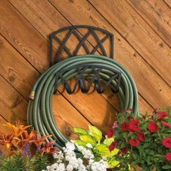 Hampton Bay Decorative Hose Hanger -Hampton Bay Shop black hampton bay hose reels mhs150hb 1d 1000