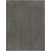 Hampton Bay Chevron Maze Black 5 ft. x 7 ft. Indoor/Outdoor Area Rug