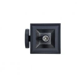 Hampton Bay ASHTON 1-Light Black Outdoor Wall Mount Lantern Sconce with Seeded Glass -Hampton Bay Shop black hampton bay outdoor sconces 5284002012 1d 1000