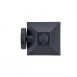 Hampton Bay ASHTON 1-Light Black Outdoor Wall Mount Lantern Sconce with Seeded Glass -Hampton Bay Shop black hampton bay outdoor sconces 5284002012 a0 1000