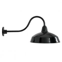 Hampton Bay 1-Light Black Outdoor Barn Wall Lantern Sconce -Hampton Bay Shop black hampton bay outdoor sconces khc1691a 3 4f 1000