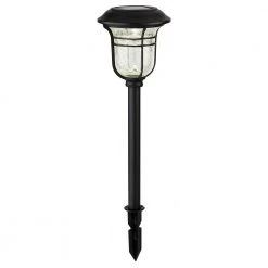 Hampton Bay Jefferson Solar 10 Lumens Black Integrated LED 3000K Warm White Landscape Path Light (10-Pack); Weather/Rust Resistant 14 Hampton Bay Jefferson Solar 10 Lumens Black Integrated LED 3000K Warm White Landscape Path Light (10-Pack); Weather/Rust Resistant -Hampton Bay Shop black hampton bay path lights 84075 1d 1000