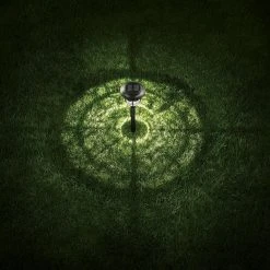 Hampton Bay Jefferson Solar 10 Lumens Black Integrated LED 3000K Warm White Landscape Path Light (10-Pack); Weather/Rust Resistant 12 Hampton Bay Jefferson Solar 10 Lumens Black Integrated LED 3000K Warm White Landscape Path Light (10-Pack); Weather/Rust Resistant -Hampton Bay Shop black hampton bay path lights 84075 40 1000