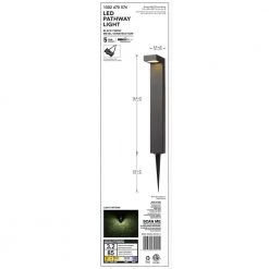 Hampton Bay Jemison 3-Watt Black Outdoor Integrated LED Landscape Path Light 13 Hampton Bay Jemison 3-Watt Black Outdoor Integrated LED Landscape Path Light -Hampton Bay Shop black hampton bay path lights jao1501l 2 1f 1000