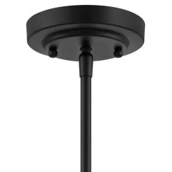 Hampton Bay Pavlen 5.5 in. 1-Light Black Mini Pendant with Clear Glass Shade 10 Hampton Bay Pavlen 5.5 in. 1-Light Black Mini Pendant with Clear Glass Shade -Hampton Bay Shop black hampton bay pendant lights gs p070809bk 1d 1000