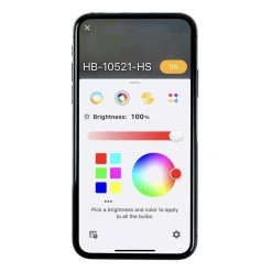 Hampton Bay Outdoor/Indoor 24 ft. Smart Hubspace Plug-in Edison Bulb RGBW Color Changing LED String Light (12-Bulb) -Hampton Bay Shop black hampton bay smart outdoor lighting hb 10521 hs 1f 1000