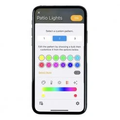 Hampton Bay Outdoor/Indoor 24 ft. Smart Hubspace Plug-in Edison Bulb RGBW Color Changing LED String Light (12-Bulb) -Hampton Bay Shop black hampton bay smart outdoor lighting hb 10521 hs 44 1000