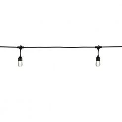 Hampton Bay Outdoor/Indoor 24 ft. Smart Hubspace Plug-in Edison Bulb RGBW Color Changing LED String Light (12-Bulb) -Hampton Bay Shop black hampton bay smart outdoor lighting hb 10521 hs 4f 1000