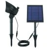 Hampton Bay Solar Black LED 150-300 Lumen High-Low Metal Spotlight