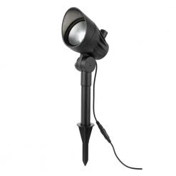 Hampton Bay Solar Black LED 100 Lumen Metal Spotlight -Hampton Bay Shop black hampton bay spotlights nxt 3149b c3 1000