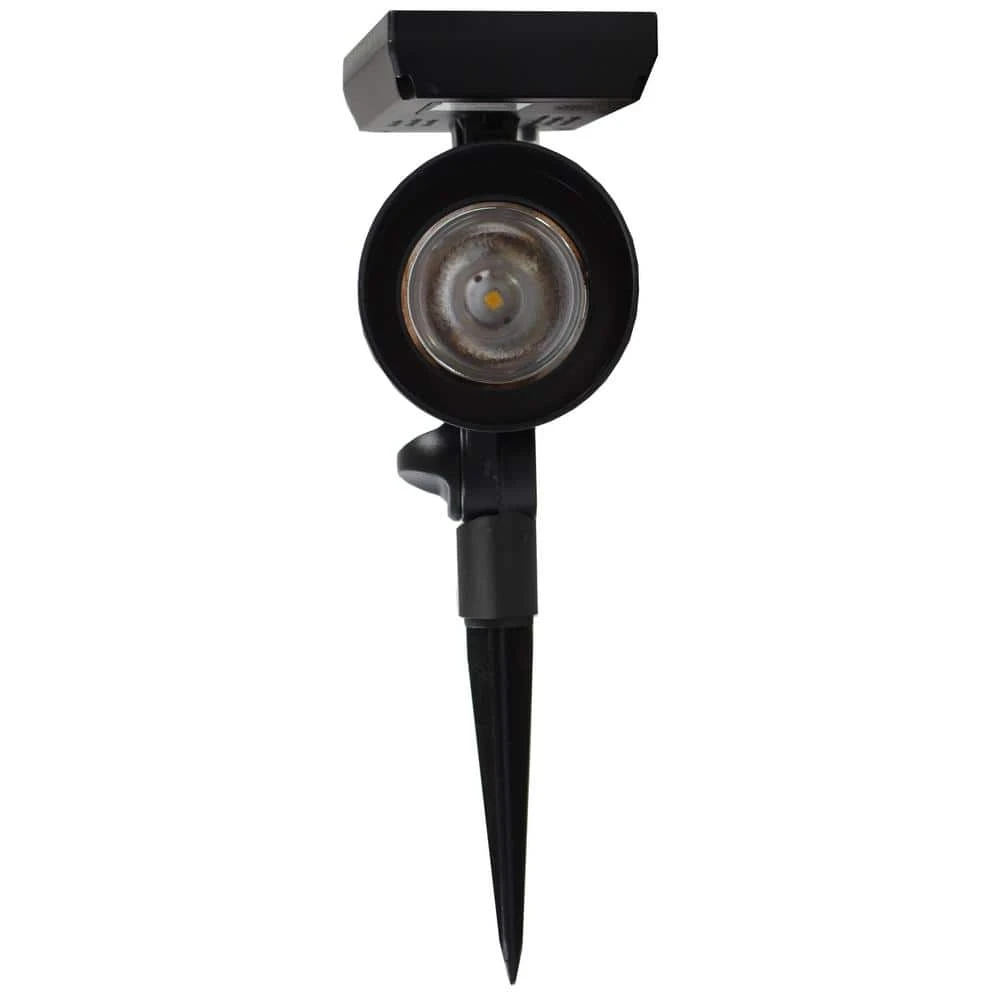 Hampton Bay 50 Lumens Solar Black Outdoor LED Landscape Spotlight 3 Hampton Bay 50 Lumens Solar Black Outdoor LED Landscape Spotlight - Image 3