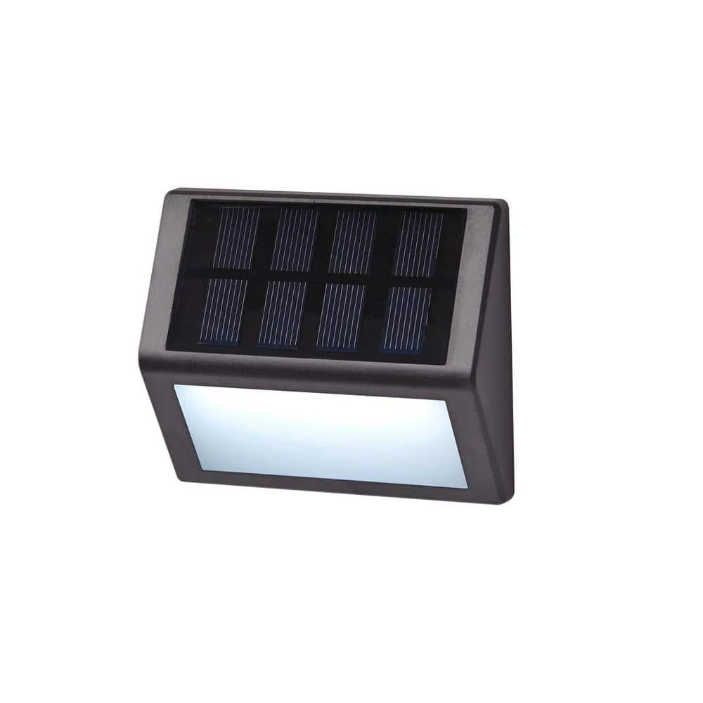 Hampton Bay Solar Black LED Stair Light 10 Lumens (4-Pack) 3 Hampton Bay Solar Black LED Stair Light 10 Lumens (4-Pack) - Image 3
