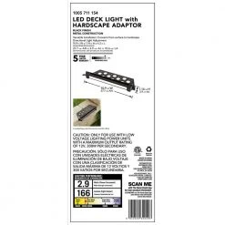 Hampton Bay Low Voltage Black LED Deck Light -Hampton Bay Shop black hampton bay stair lights kjc2601l 2 1f 1000