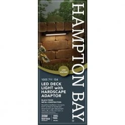 Hampton Bay Low Voltage Black LED Deck Light -Hampton Bay Shop black hampton bay stair lights kjc2601l 2 4f 1000