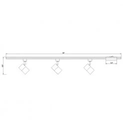 Hampton Bay 4-ft. 3-Light Black Integrated LED Linear Track Lighting Kit with Mini Cylinder Track Heads -Hampton Bay Shop black hampton bay track lighting kits 805049 d4 1000