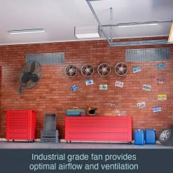 Hampton Bay 30 in. 3-Speed High Velocity Black Wall Mount Fan with 3 Blades -Hampton Bay Shop black hampton bay wall mounted fans 82030 c3 1000