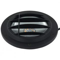 Hampton Bay Low Voltage 500 Lumens Black Outdoor Integrated LED In Ground Well Light; Weather/Water/Rust Resistant -Hampton Bay Shop black hampton bay well lights 62999 c3 1000