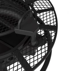 Hampton Bay 46.8 in. Outdoor Steel Wood Burning Black Fire Pit Included Cooking Grill -Hampton Bay Shop black hampton bay wood burning fire pits ft 86147 a0 1000