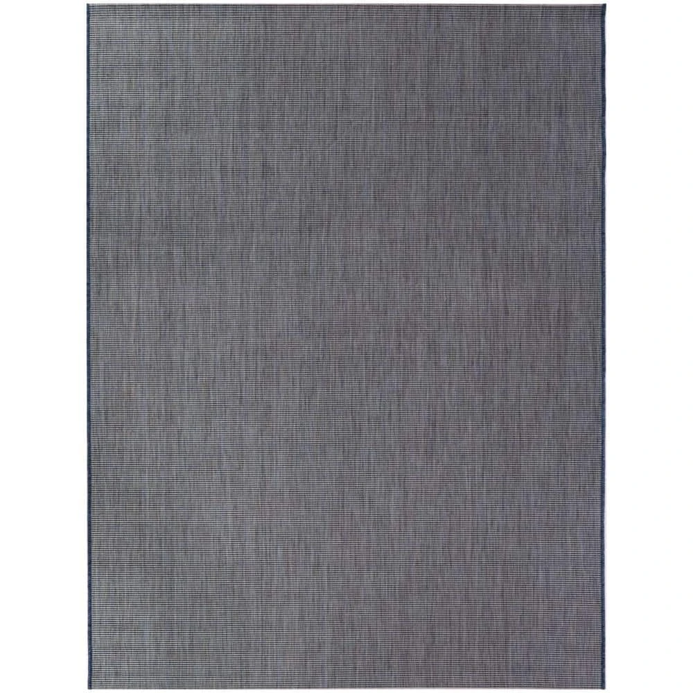 Hampton Bay Solid Blue 9 ft. x 12 ft. Indoor/Outdoor Area Rug 1 Hampton Bay Solid Blue 9 ft. x 12 ft. Indoor/Outdoor Area Rug
