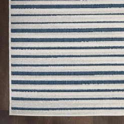 Hampton Bay Calobra Blue 2 ft. x 4 ft. Geometric Contemporary Indoor/Outdoor Area Rug -Hampton Bay Shop blue hampton bay area rugs 772404 1d 1000