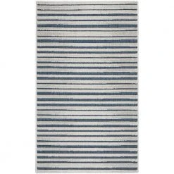 Hampton Bay Calobra Blue 2 ft. x 4 ft. Geometric Contemporary Indoor/Outdoor Area Rug