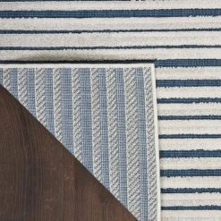 Hampton Bay Calobra Blue 2 ft. x 4 ft. Geometric Contemporary Indoor/Outdoor Area Rug -Hampton Bay Shop blue hampton bay area rugs 772404 66 1000